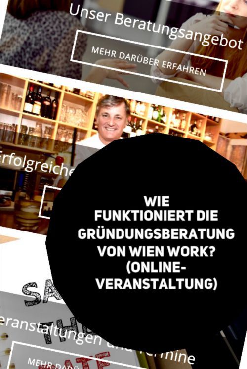 Einladung Online Veranstaltung © Wien Work